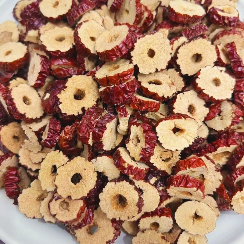 新疆红枣片山楂干灰枣片足干无核中心圈咔嘣脆即食三通零食