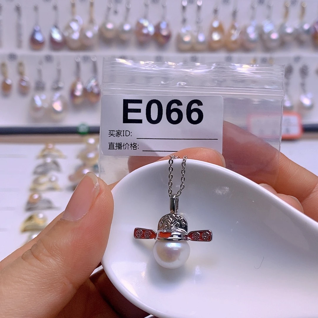 淡水珍珠颈饰银S925镶嵌