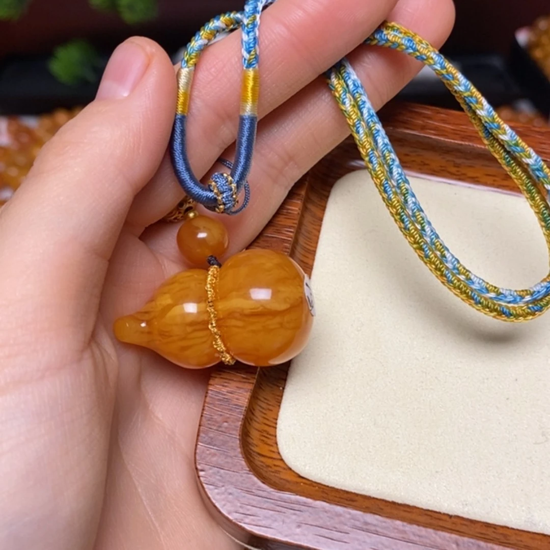 【闪购商品】蜜蜡颈饰未镶嵌吊坠定制手把