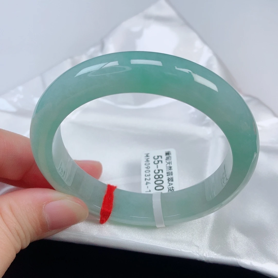 未镶嵌手镯翡翠55正圈