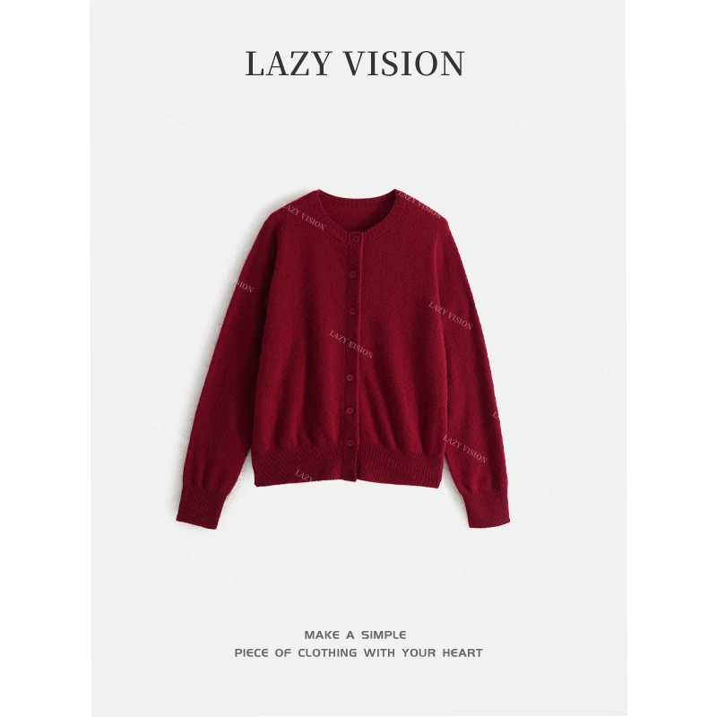LAZYVISION*羊绒开衫针织衫毛衣ZMD-33155