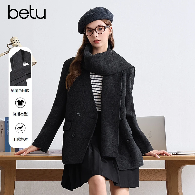 【李易行】Betu/百图毛呢外套2410T14