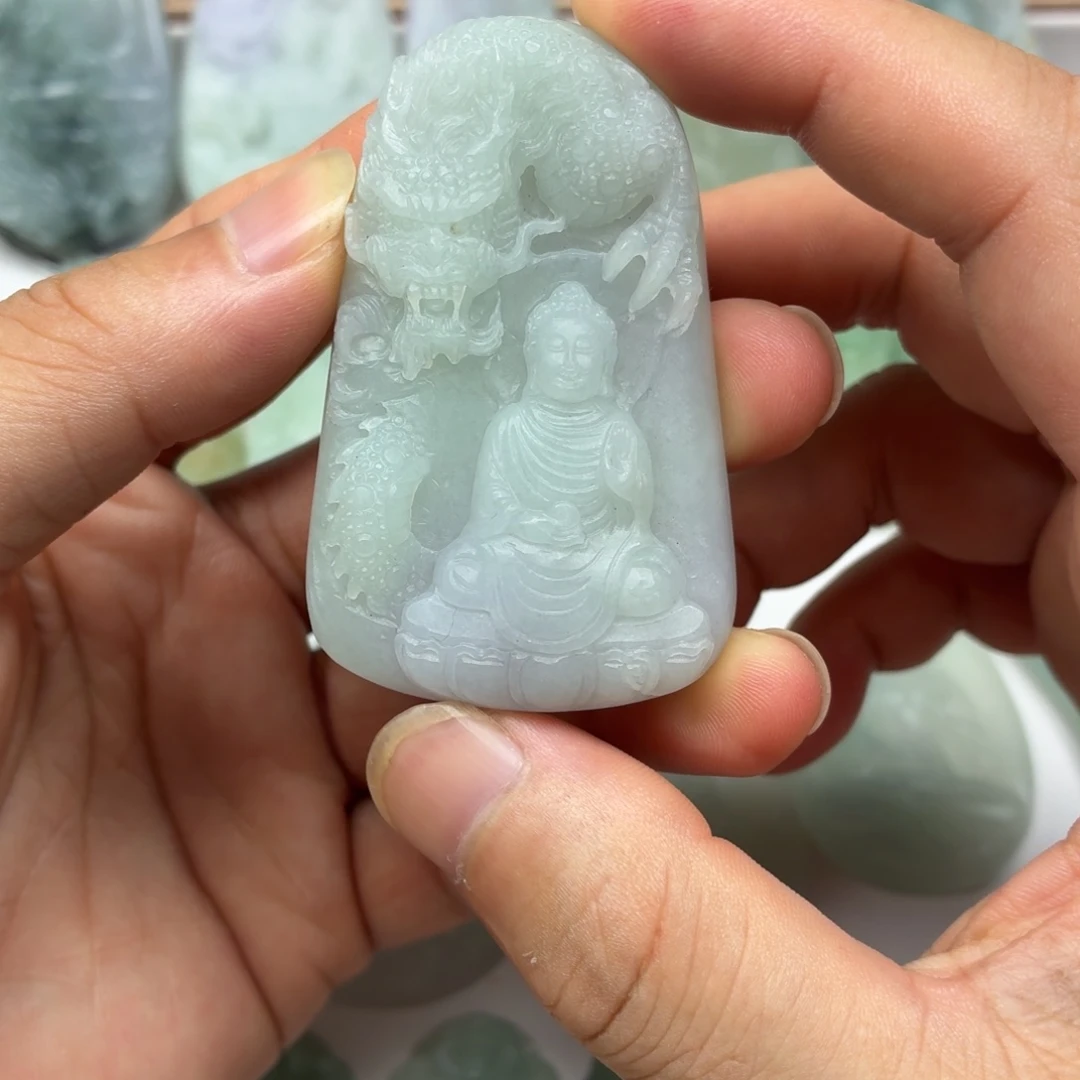 未镶嵌定制翡翠阿弥陀佛