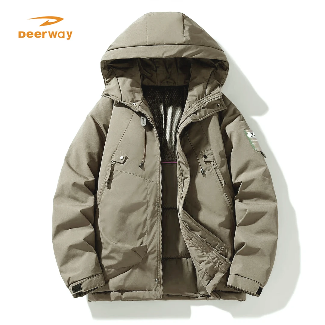 Deerway/德尔惠新款秋冬棉服男女同款防水加厚户外休闲保暖搭子