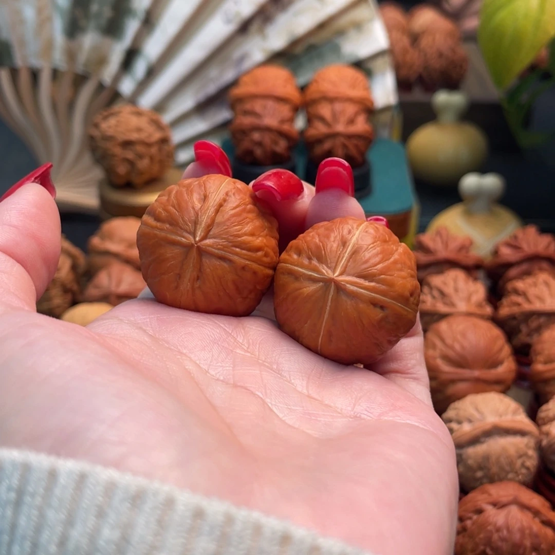 把件文玩核桃奔***❗南瓜四棱