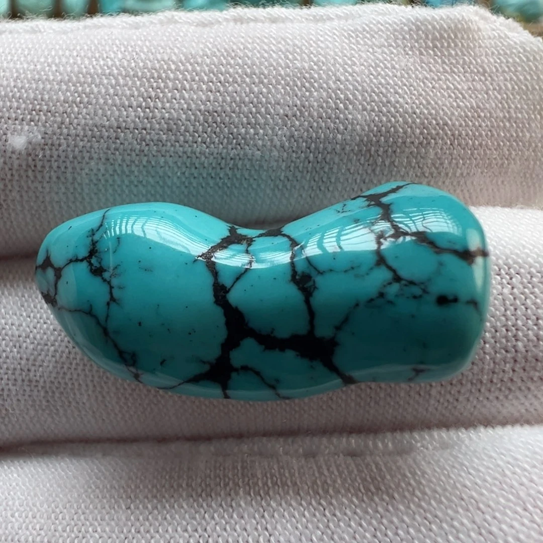 绿松石未镶嵌配饰12.9*27.7