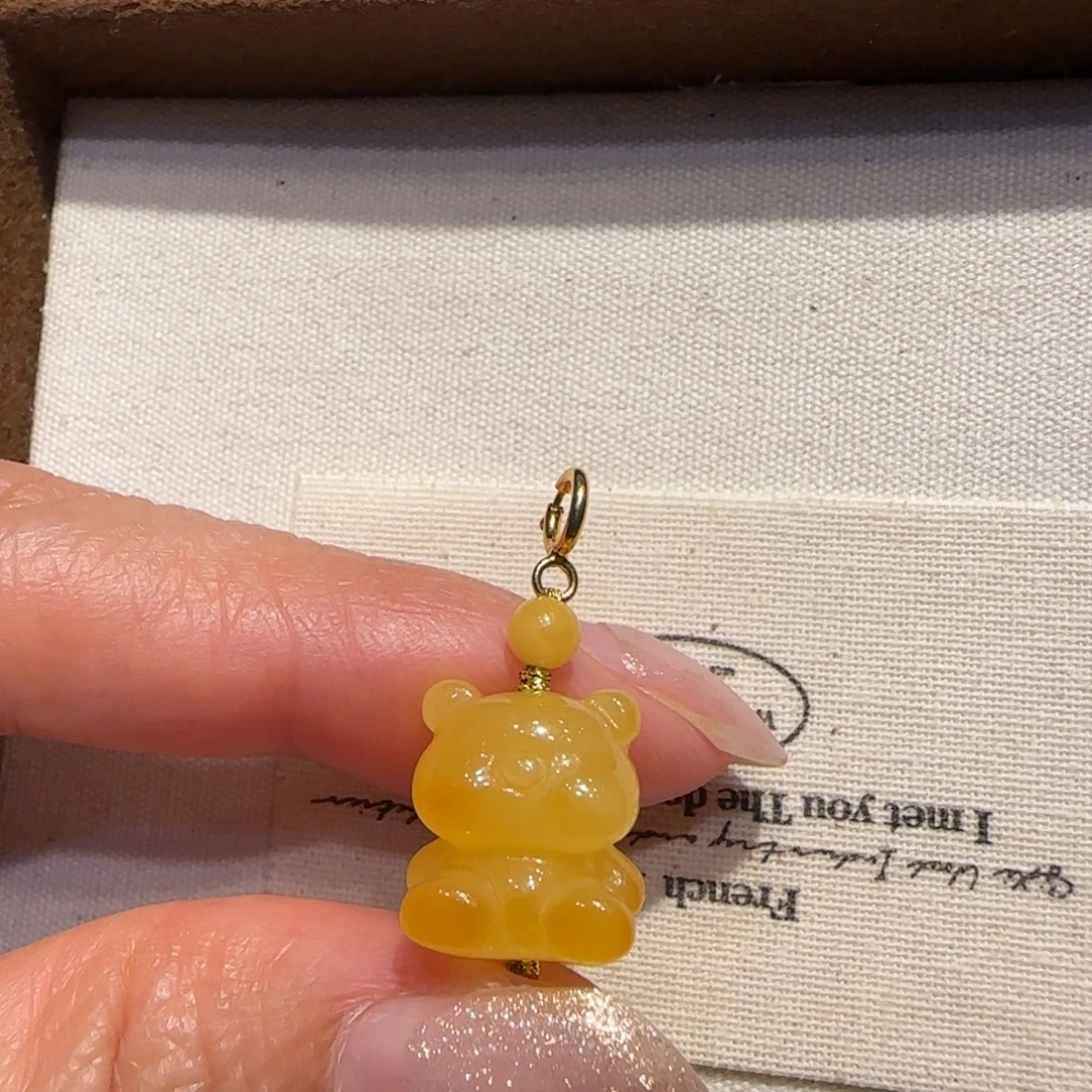 琥珀银S925镶嵌珠宝奇石