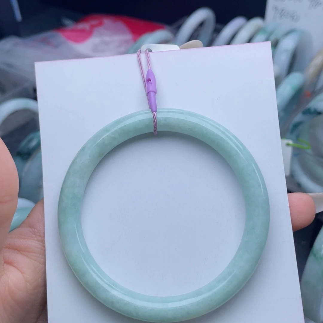 翡翠未镶嵌手镯59.3全