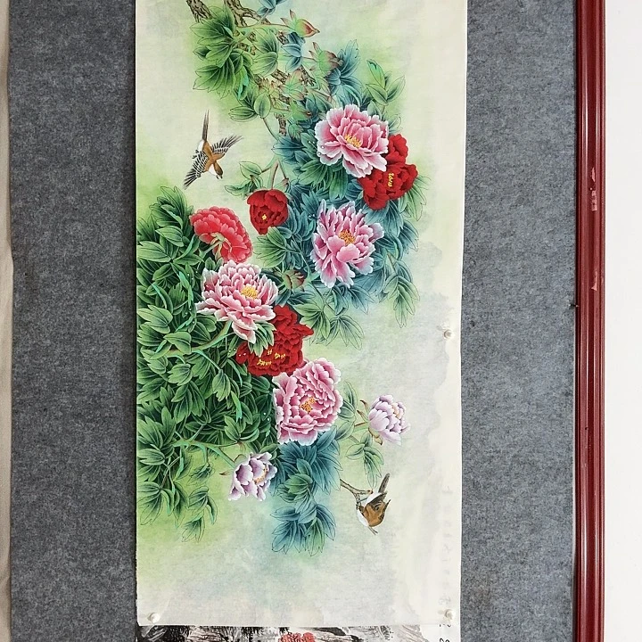 国画手绘国画富贵吉祥