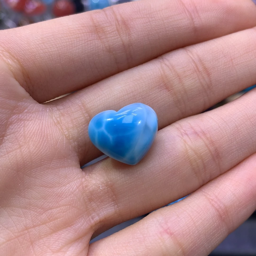 针钠钙石（海纹石）吊坠(不含链)银S925镶嵌不****名