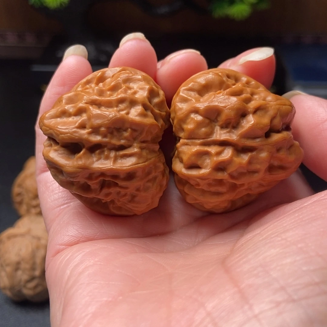 文玩核桃把件蛤蟆头39