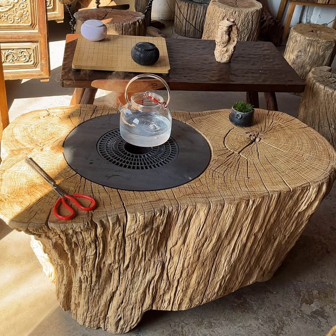 张****木栎木风化围炉桌