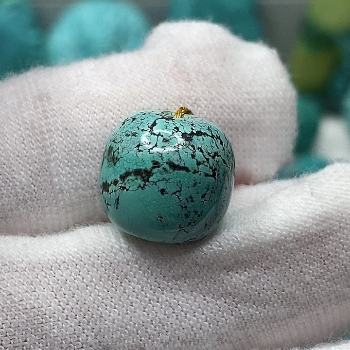 未镶嵌绿松石天然原矿 带武汉地大证书