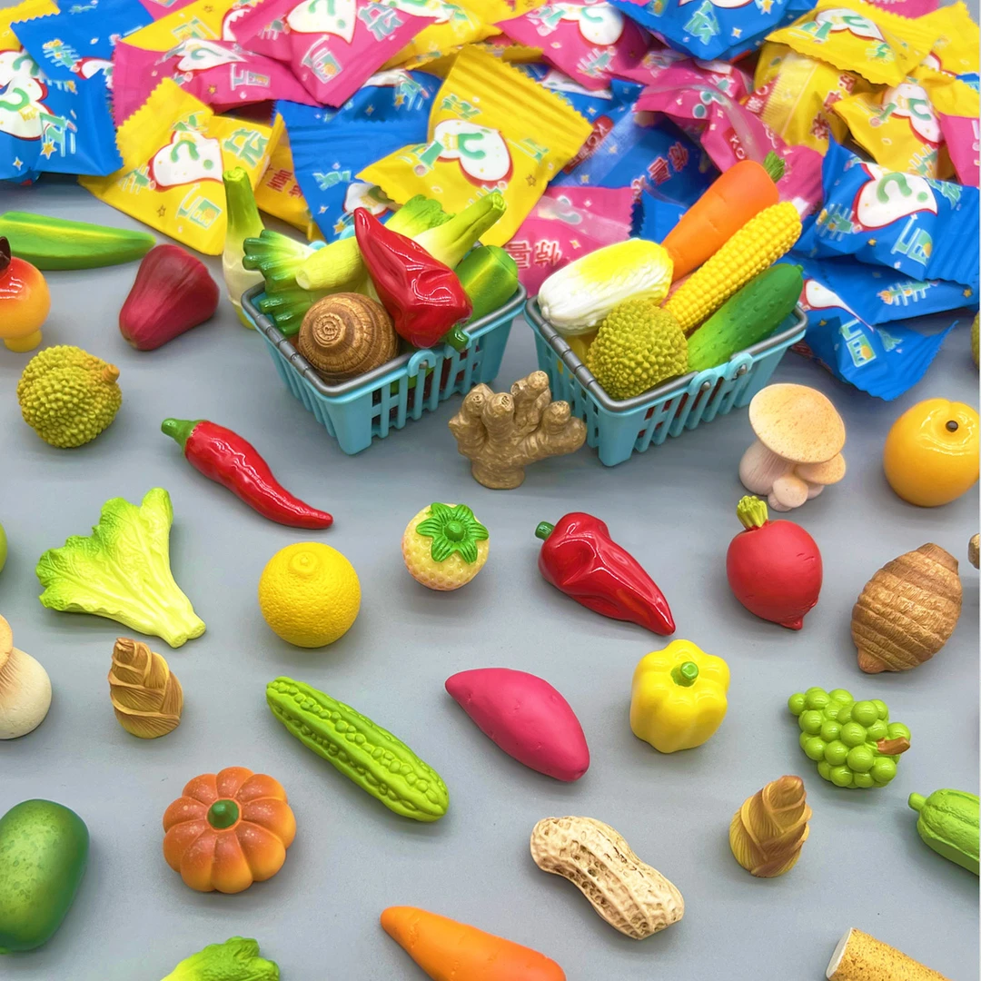 仿真大号水果蔬菜盲袋树脂材质微缩果蔬食玩小学生奖励玩具小礼品