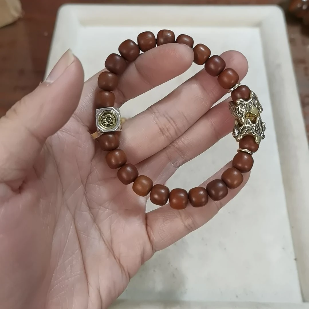 枣木手串/手链9mm桶珠