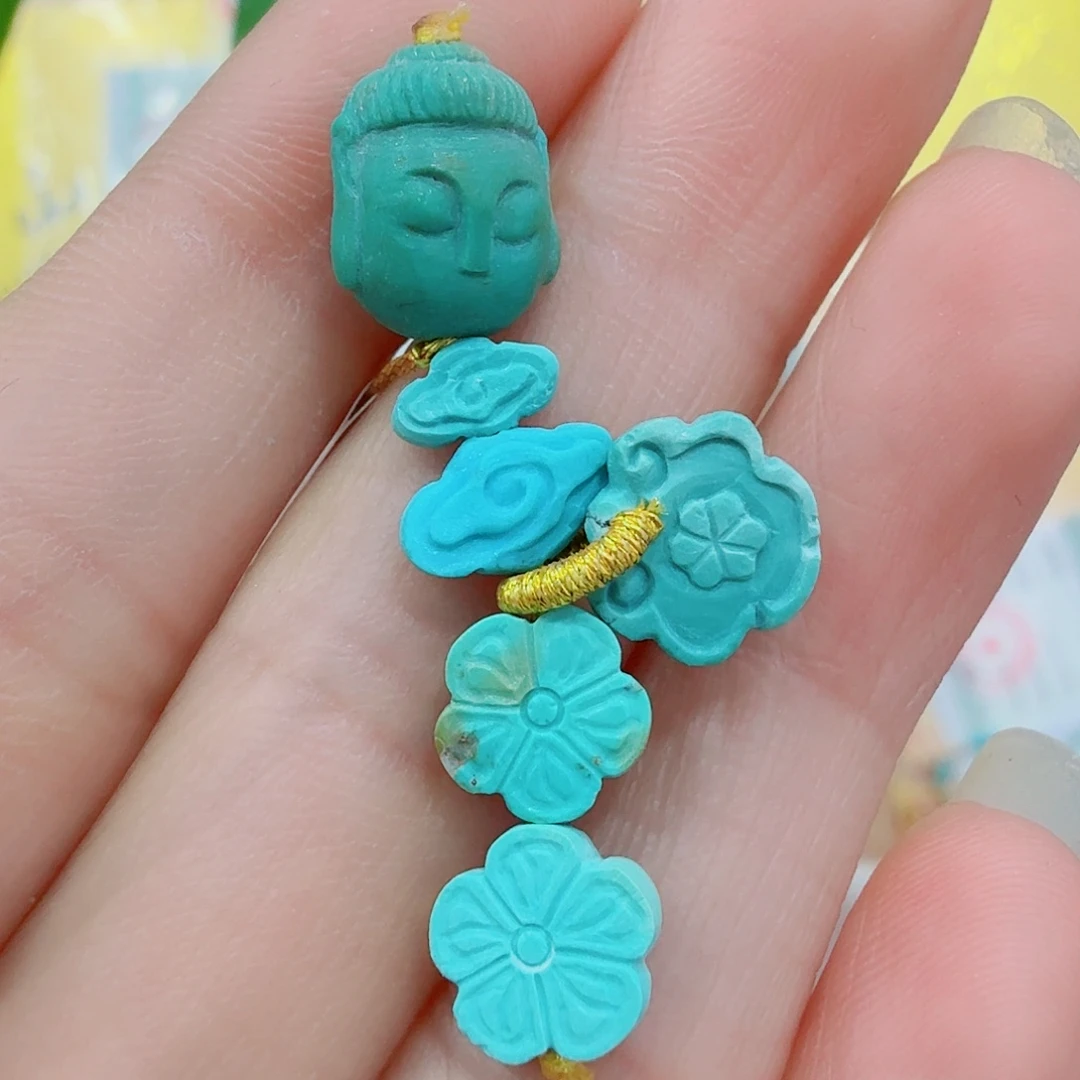 未镶嵌绿松石珠宝奇石