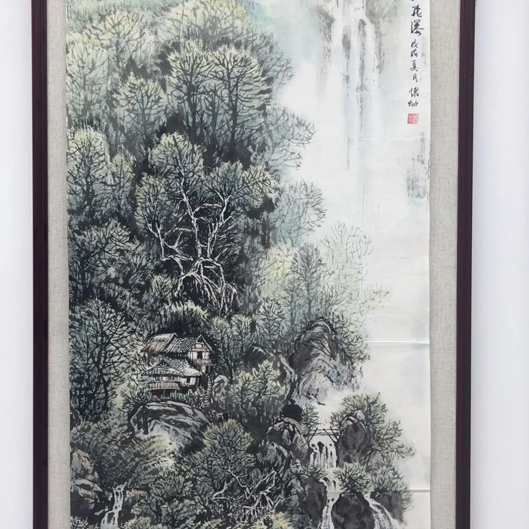 @***心国画绘画作品多次