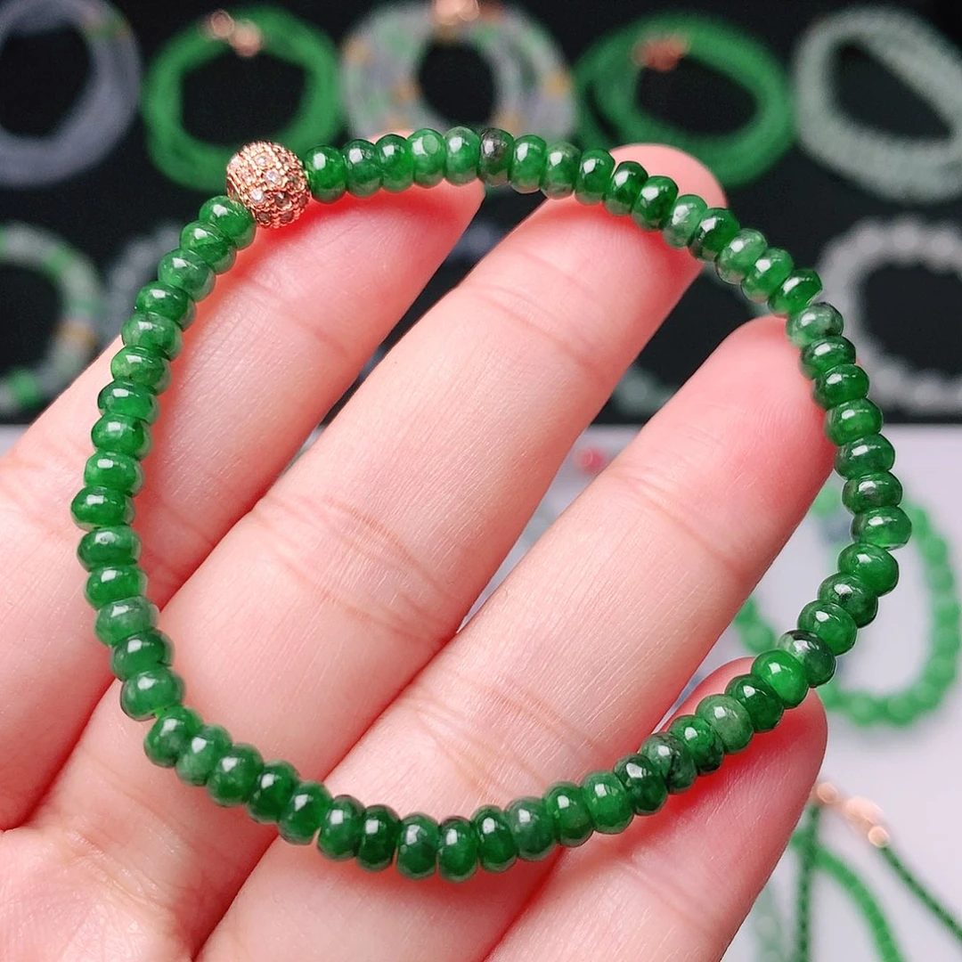 未镶嵌手链翡翠翡翠