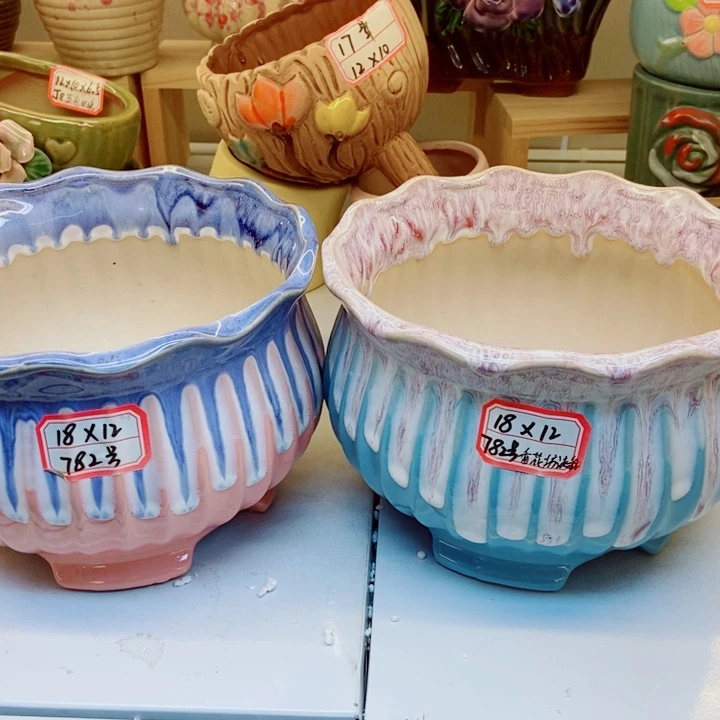 陶瓷陶瓷多肉花盆