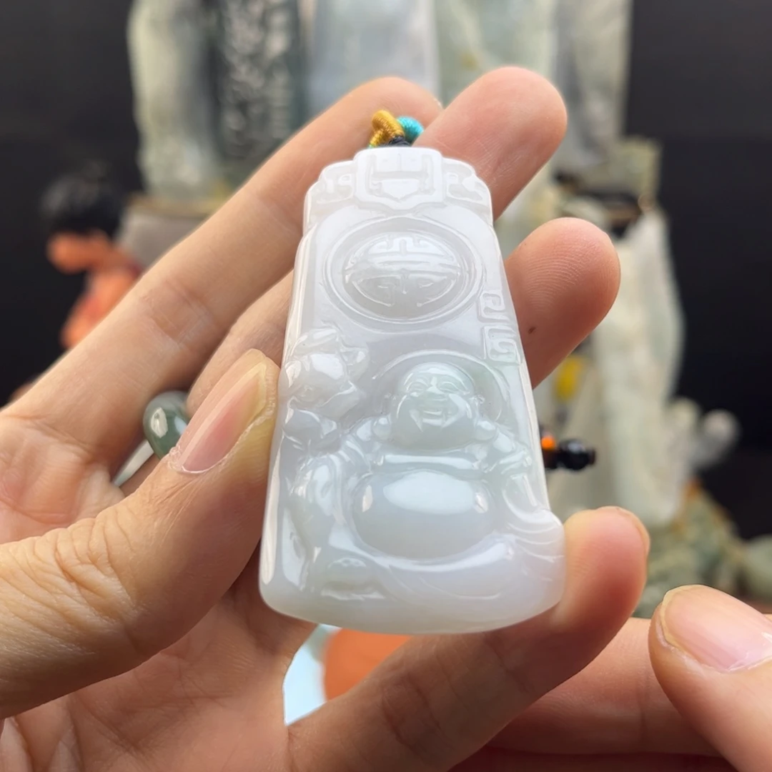 翡翠未镶嵌颈饰吊坠