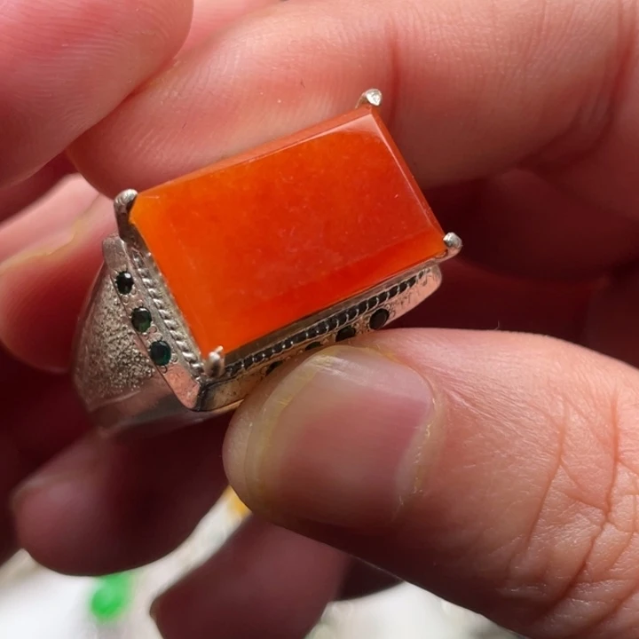 翡翠未镶嵌戒指缅甸天然