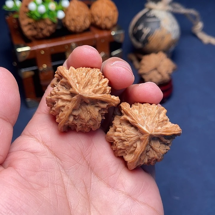 把件文玩核桃36盘山三棱02