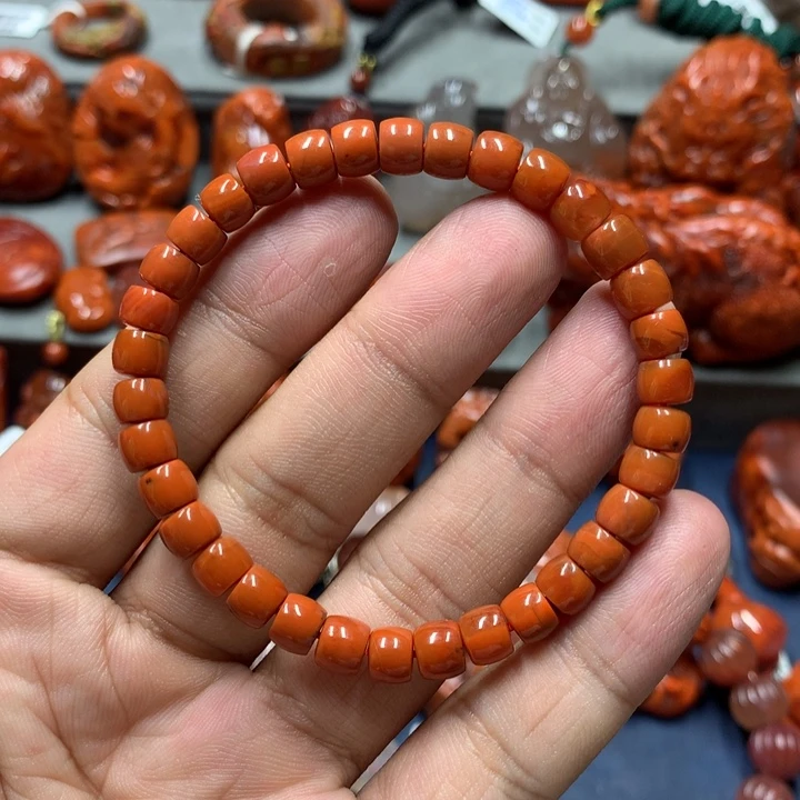 手串未镶嵌南红玛瑙6mm+