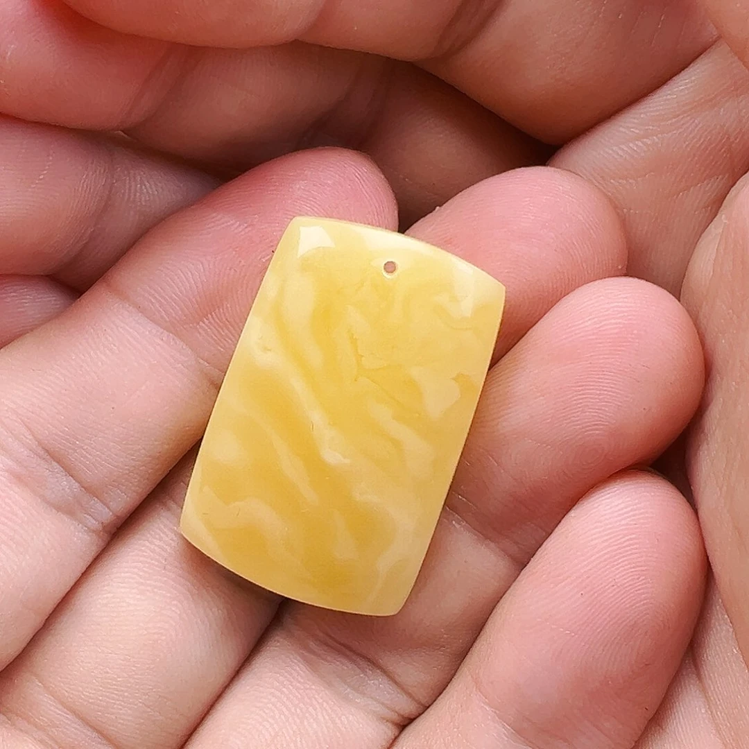 蜜蜡未镶嵌珠宝奇石蜜蜡吊坠7克