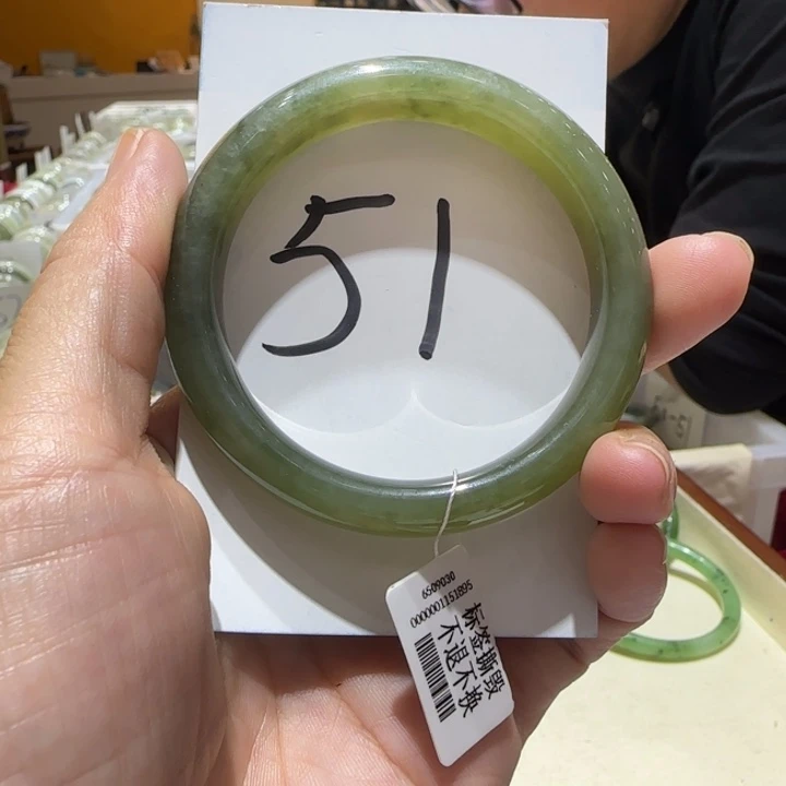 和田玉未镶嵌手镯861