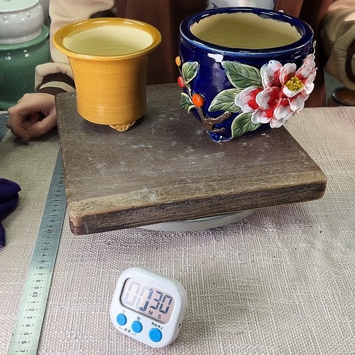 泳坤堂石湾花盆陶瓷
