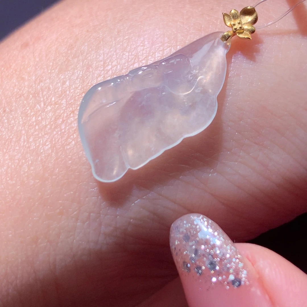 定制翡翠18K金镶嵌翡翠