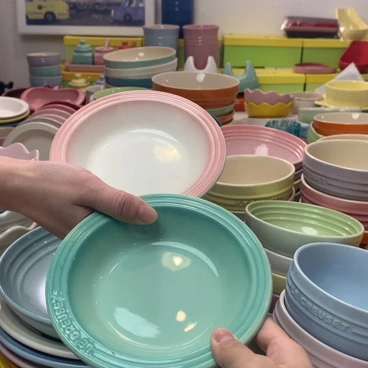 瓷片微瑕6英寸接骨碟2只