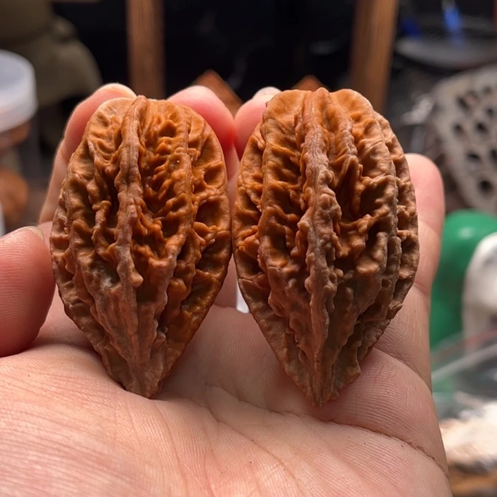 把件文玩核桃楸大胖45瑕疵