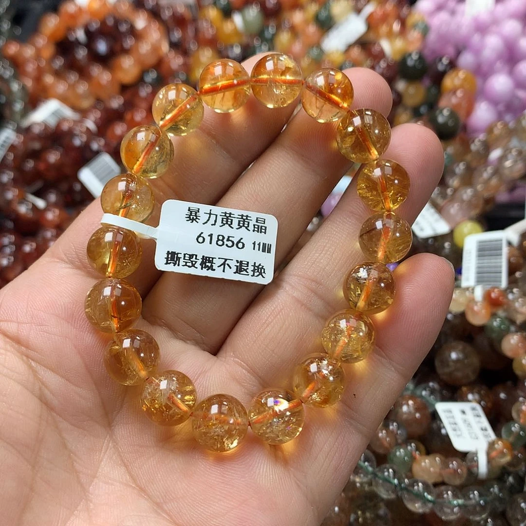 水晶手链未镶嵌，