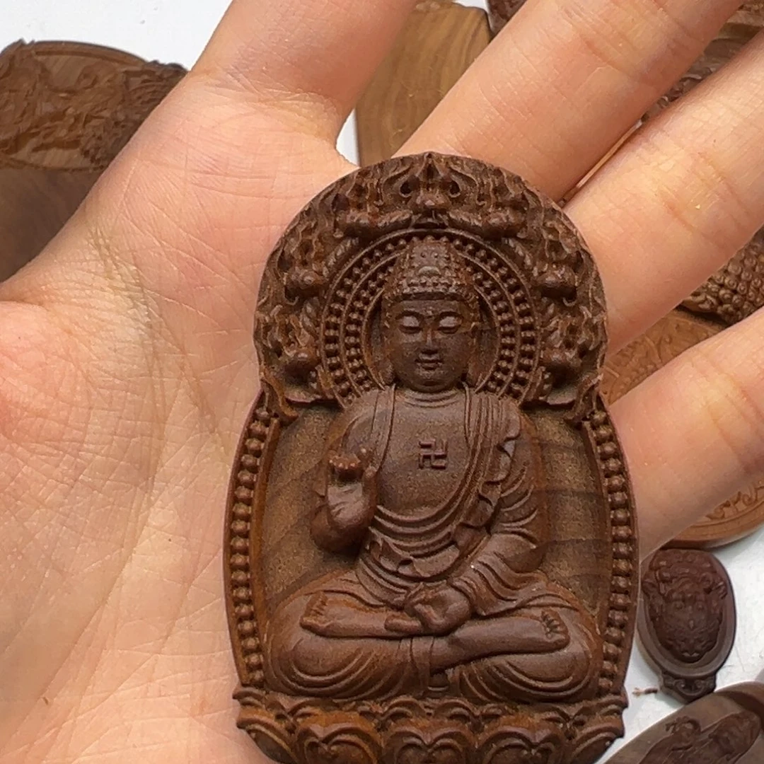 阿***罗檀香木阿弥陀佛老山檀