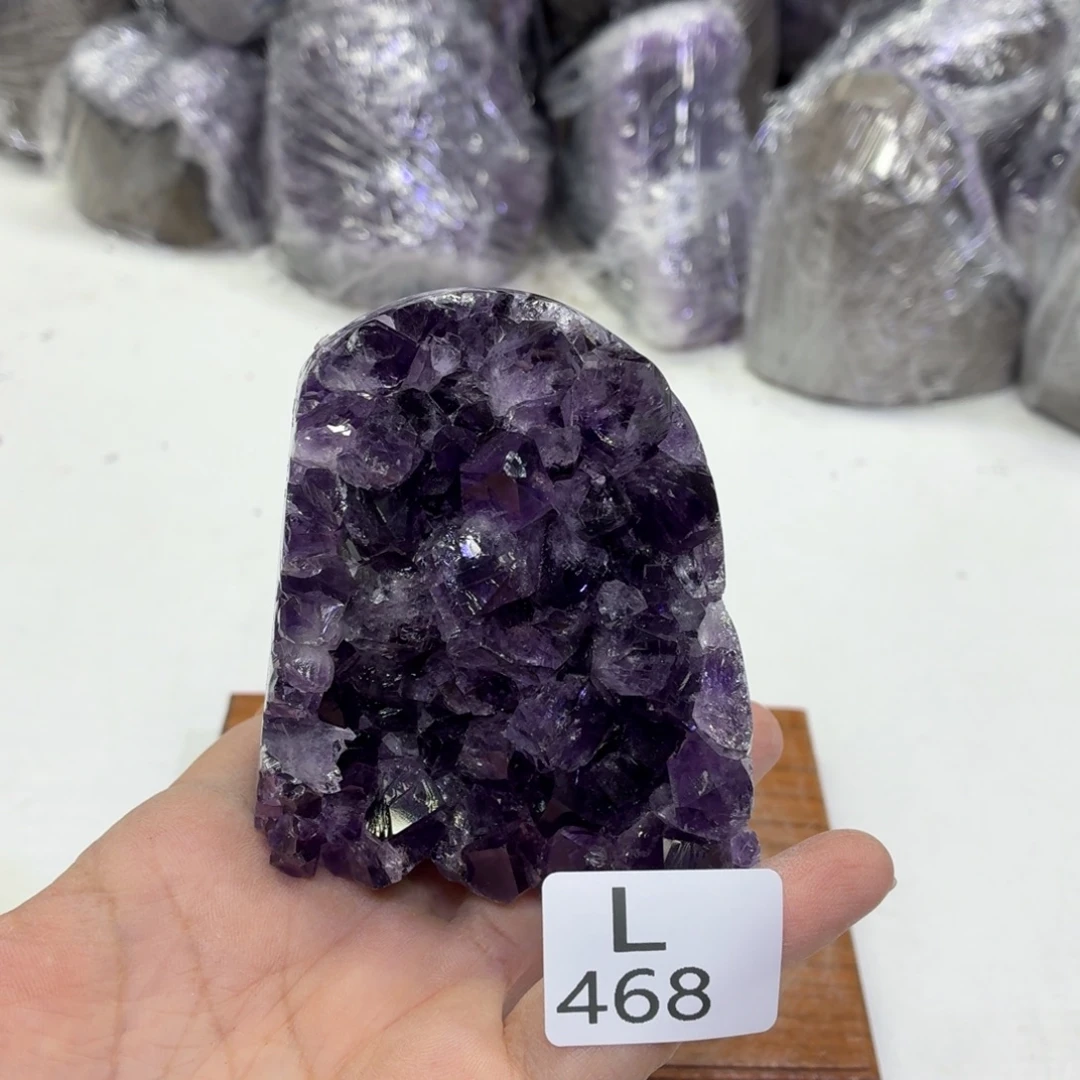 水晶未镶嵌摆件天然紫水晶