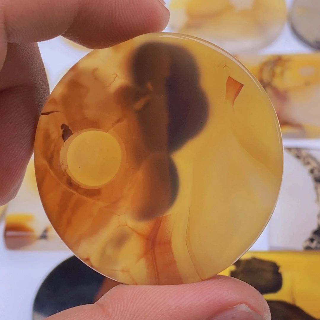 玛瑙/玉髓未镶嵌吊坠(不含链)219