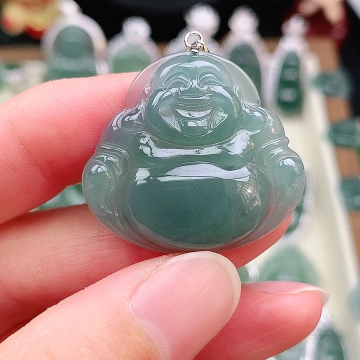 颈饰未镶嵌翡翠吊坠