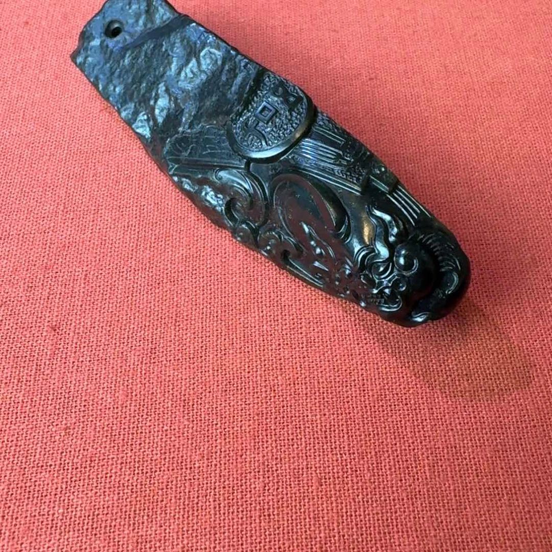 和田玉把件未镶嵌橙*
