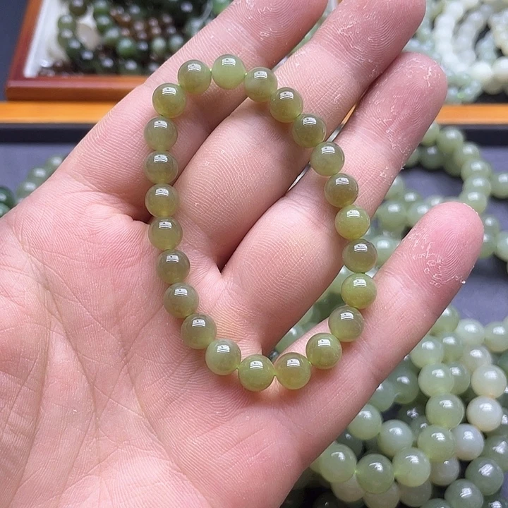 媚***媚手链未镶嵌和田玉