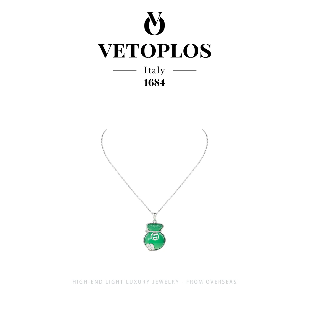 坠链均925银 【松墨福袋】vetoplos设计师款轻奢项链F1850