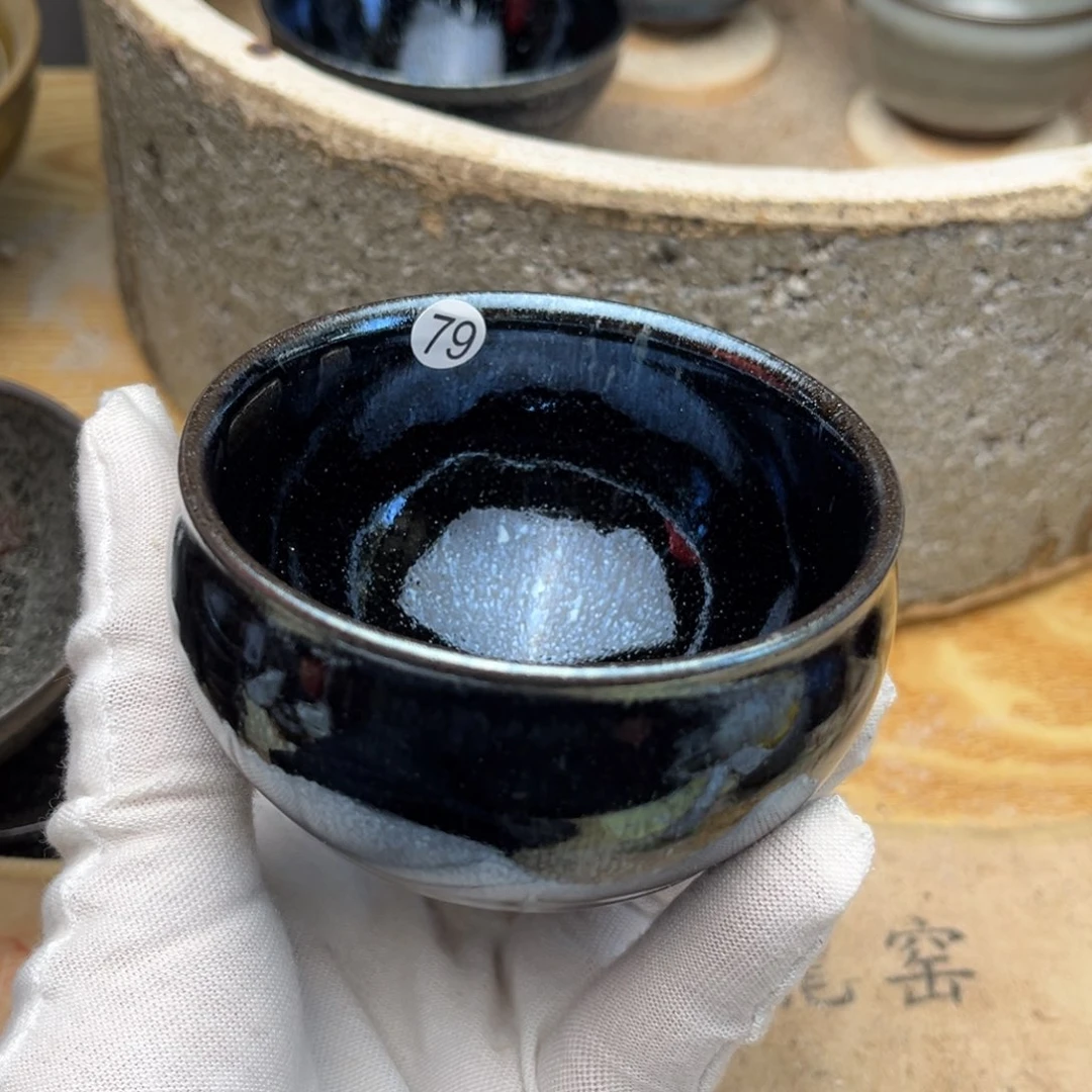 茶盏义兴龙窑坚持真柴烧微瑕