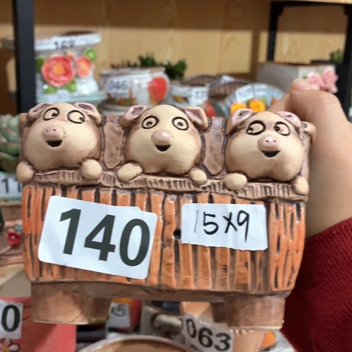 多肉花盆满15包邮