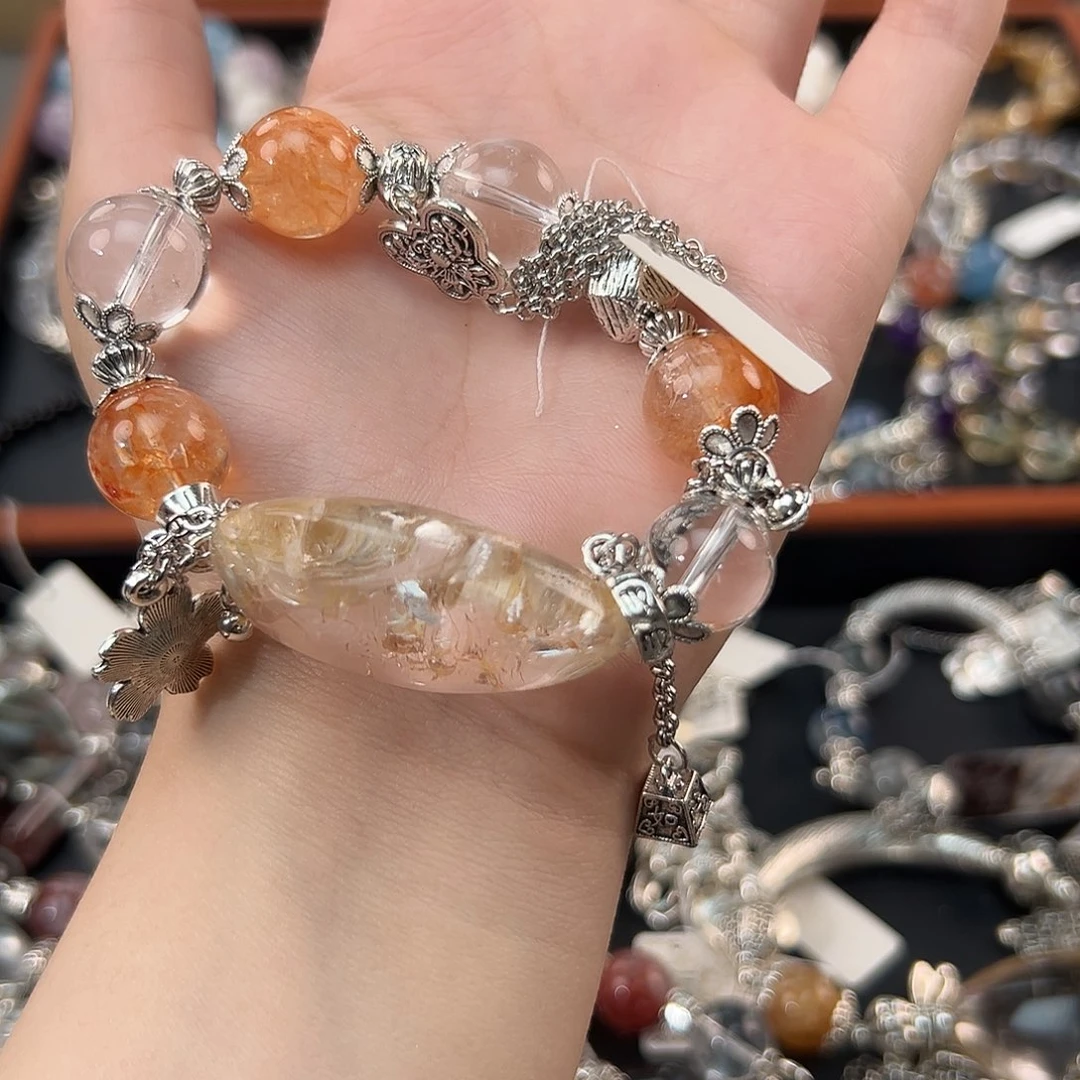 烟晶手链合金棠*、手串