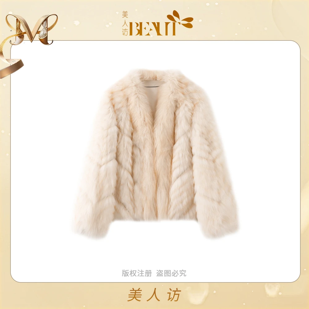 美人访【贵妇既视】秋冬新款加厚时尚皮草外套12200