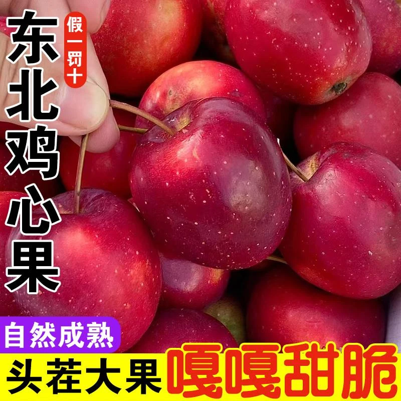 【真甜真脆】东北鸡心果顺丰新鲜锦绣海棠香妃果孕妇水果嘎啦海棠果