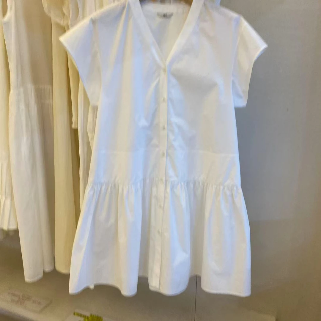 【A2在韩国】东大门egg连衣裙V领《NO退NO换》