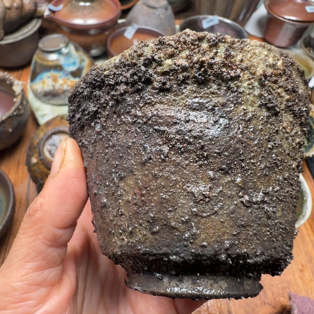 爱***生柴烧建盏茶盏茶杯990