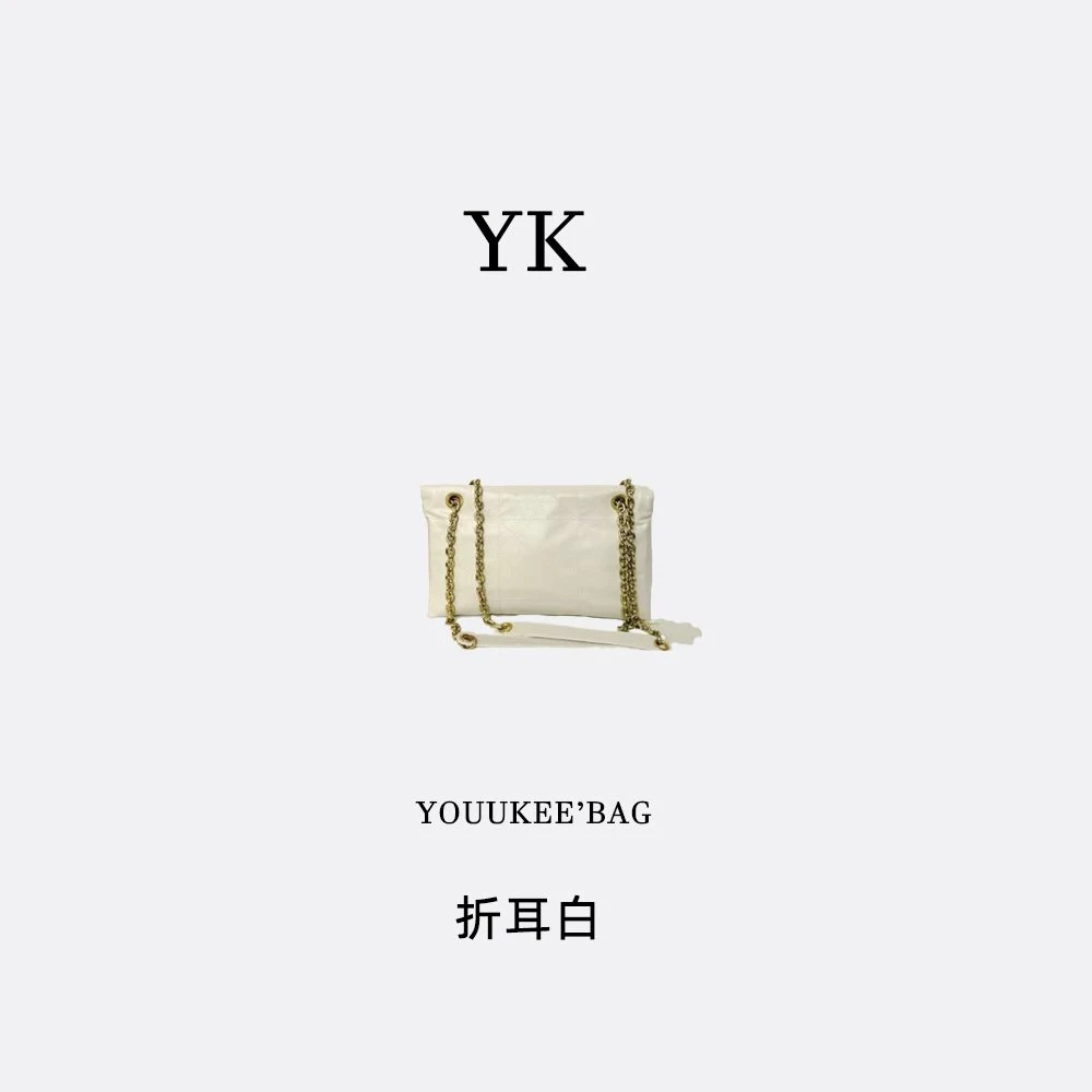 YOUUKEE/原创高定设计【杨树林折耳牛皮手提包A64】