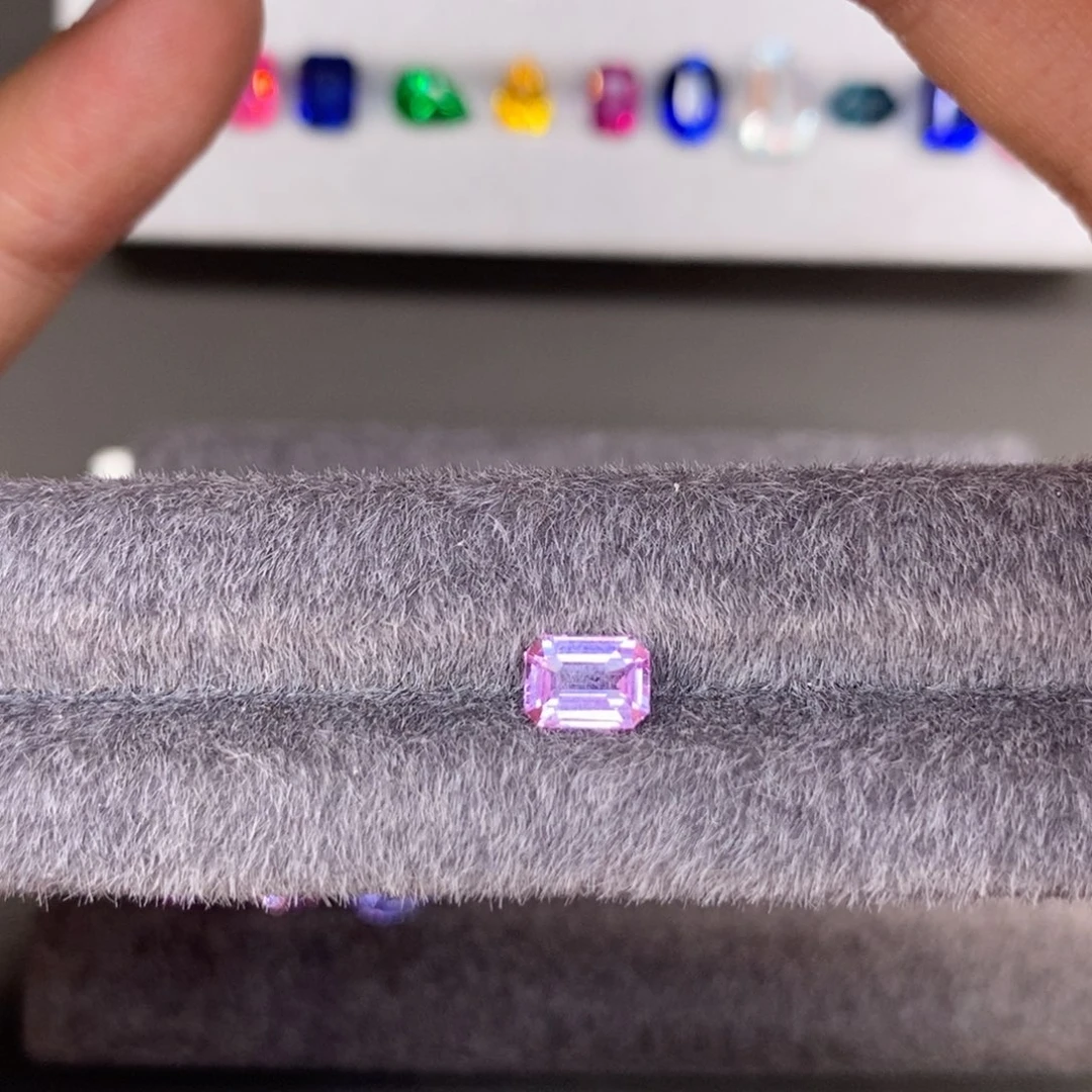 定制蓝宝石未镶嵌1.12ct 无烧粉色蓝宝石 编号B34